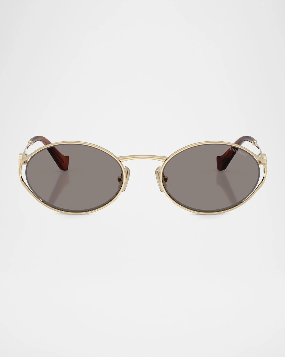 Logo 54mm Metal Round Sunglasses - 1