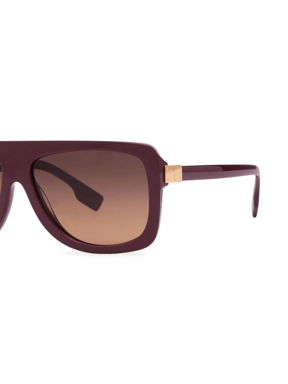 hardware detail square frame sunglasses - 3