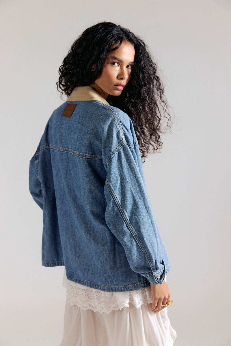 FREE PEOPLE We The Free Lemon Denim Jacket outlook