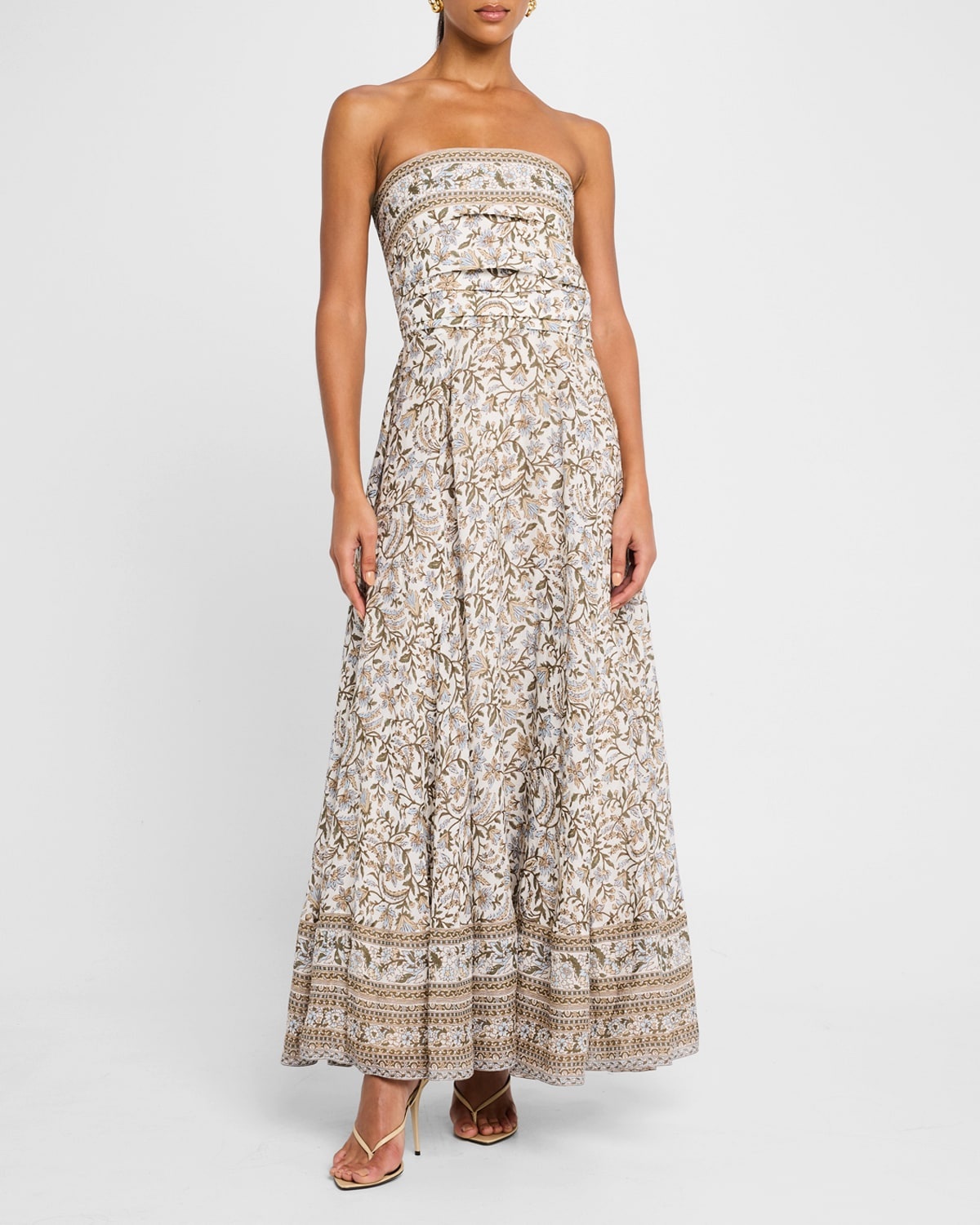 Lana Floral Strapless Maxi Dress - 2