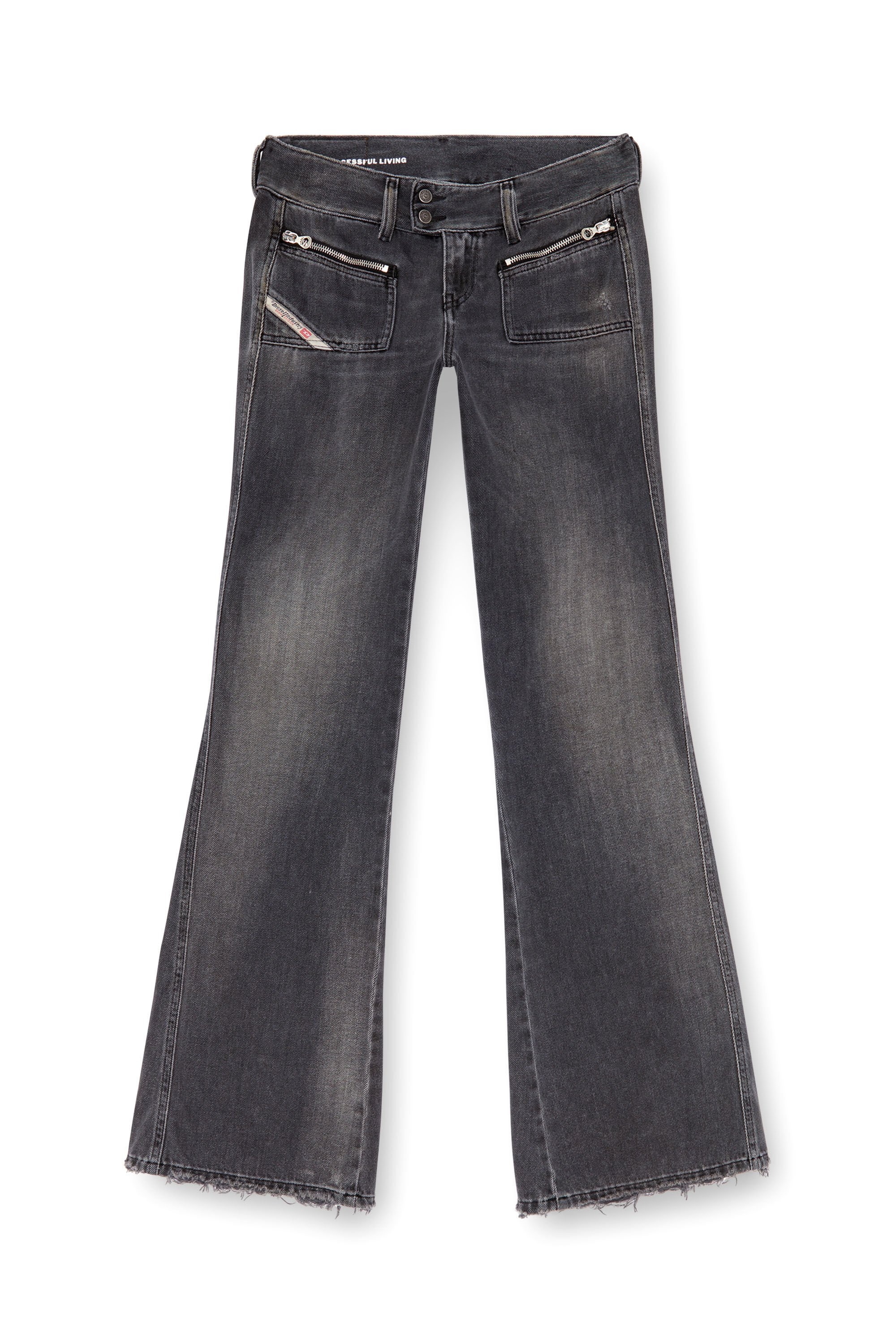 DIESEL Dハッシュ 09k14 フツカット フレア シンス 【関税込】 Diesel BOOTCUT AND FLARE JEANS D-HUSH 09K14 | REVERSIBLE