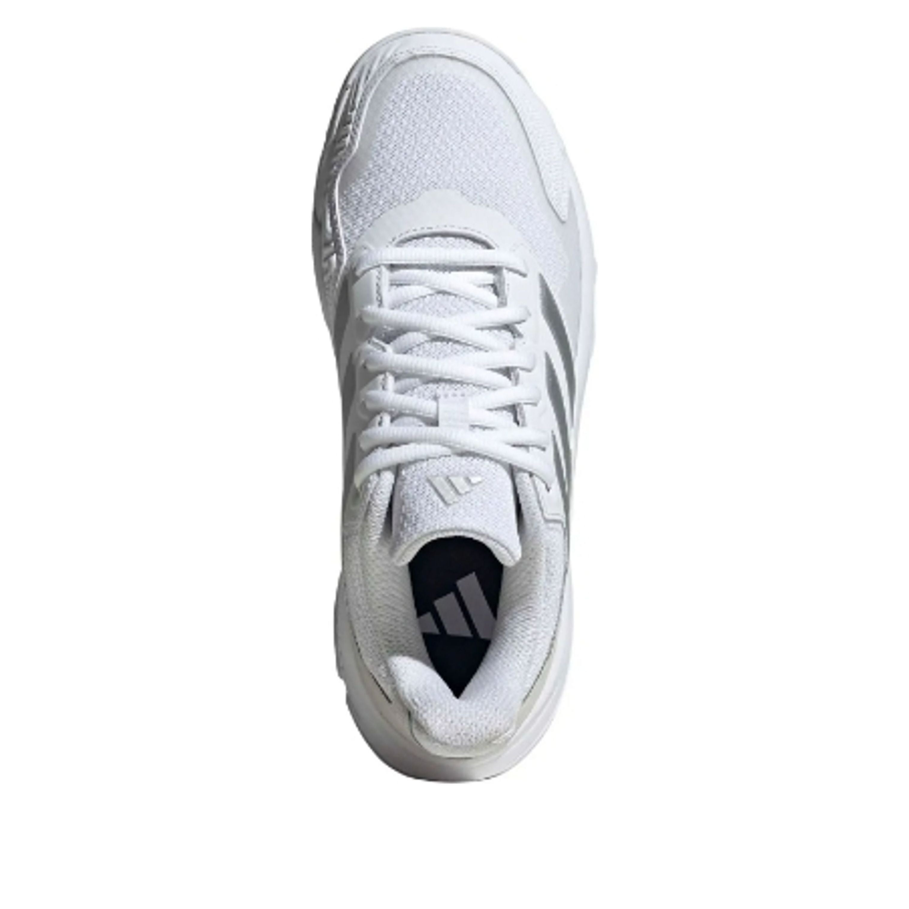 (WMNS) adidas CourtJam Control 3 'White' ID2457 - 4