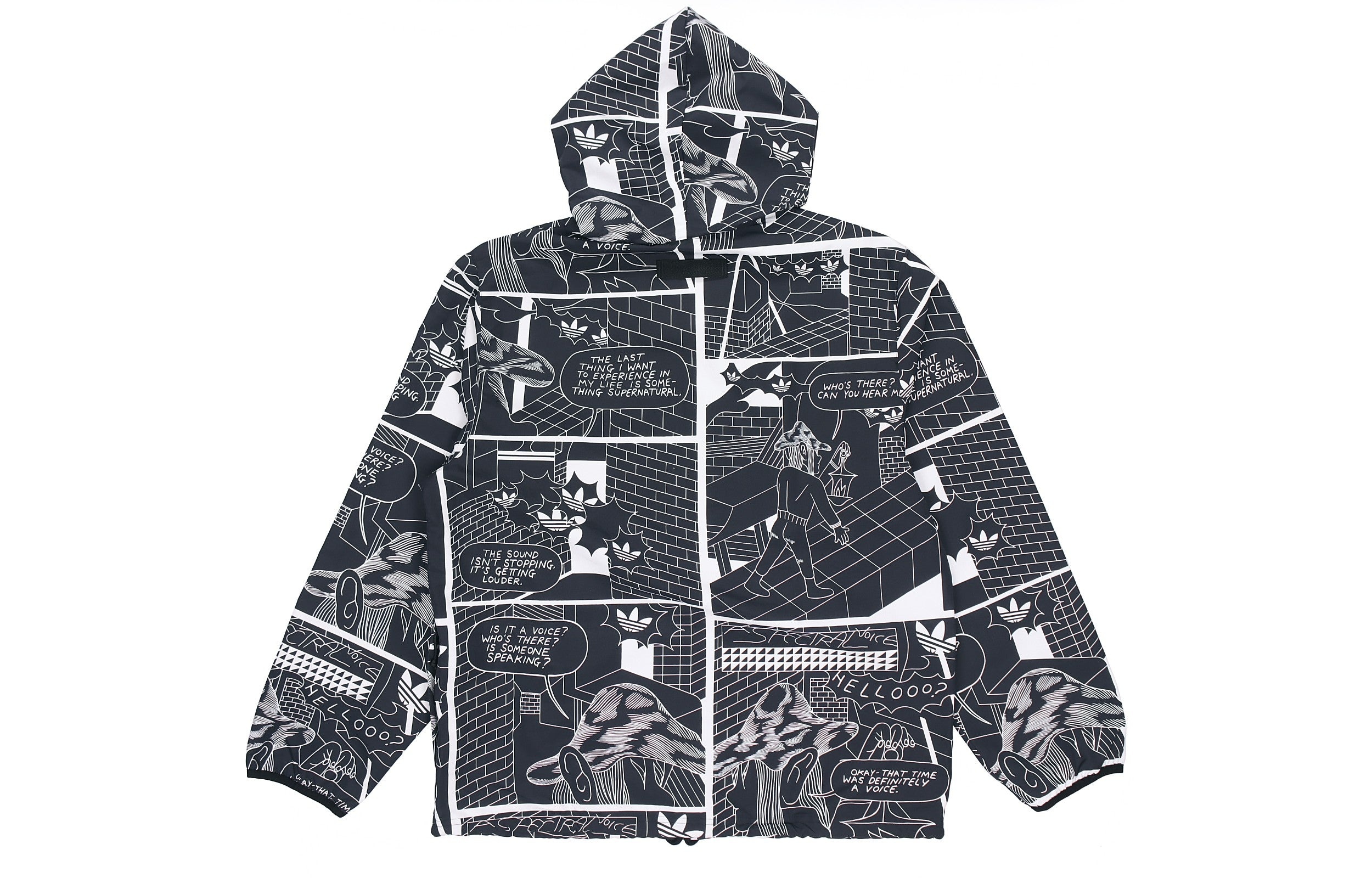 adidas originals R.Y.V. Graphic Windbreaker For Men Black GN3333 - 2