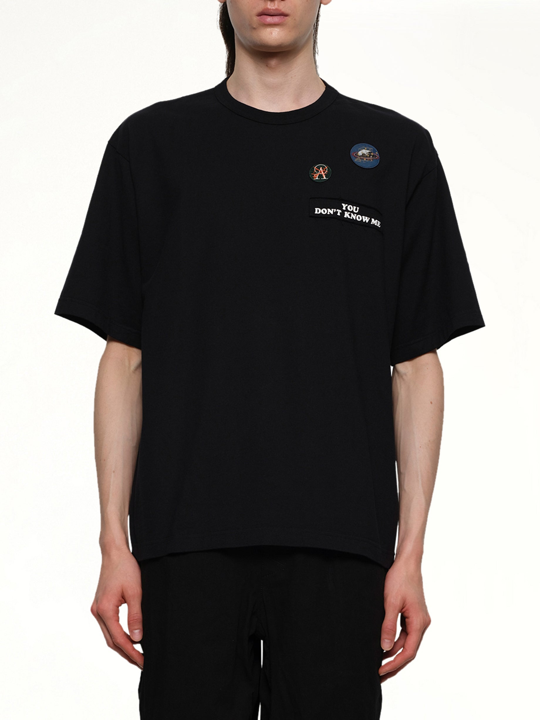 Patches T-Shirt in Black - 1
