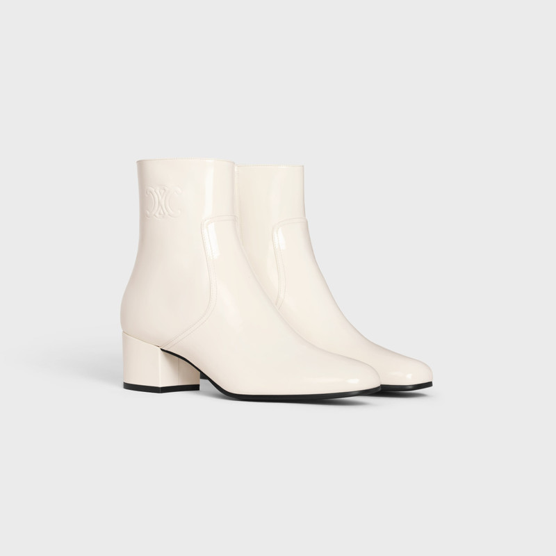 CELINE LES BOTTES CELINE TRIOMPHE ZIPPED BOOT in PATENT CALFSKIN outlook