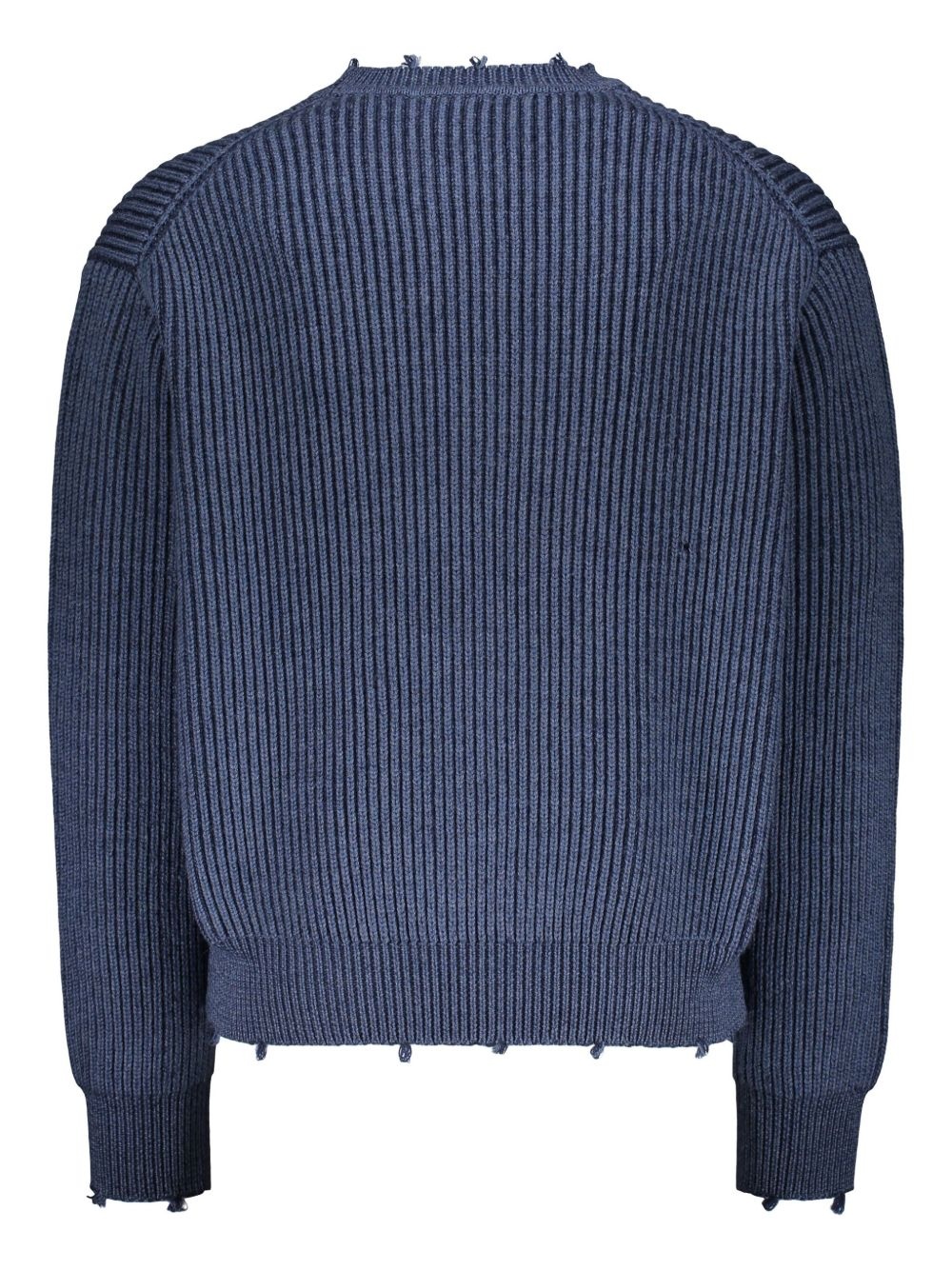 ribbed cropped sweater - 2
