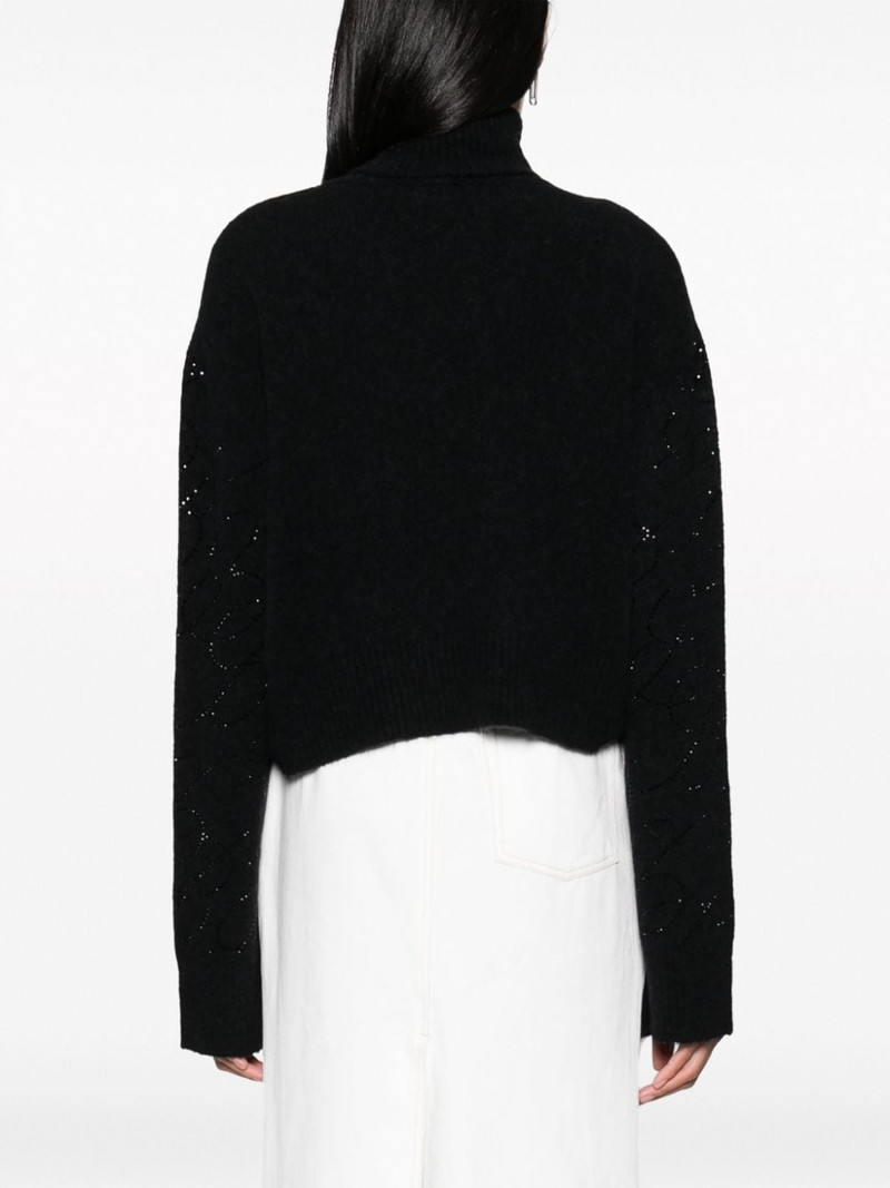 crystal-embellished knitted jumper 4