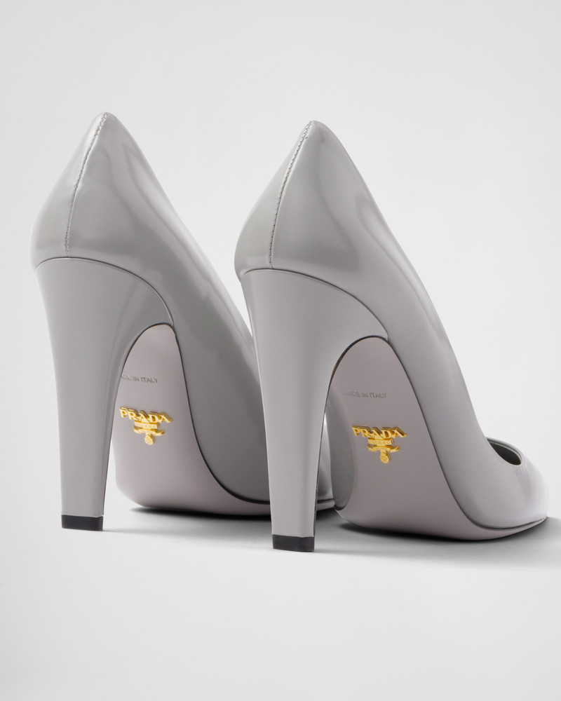 Brushed leather pumps 6