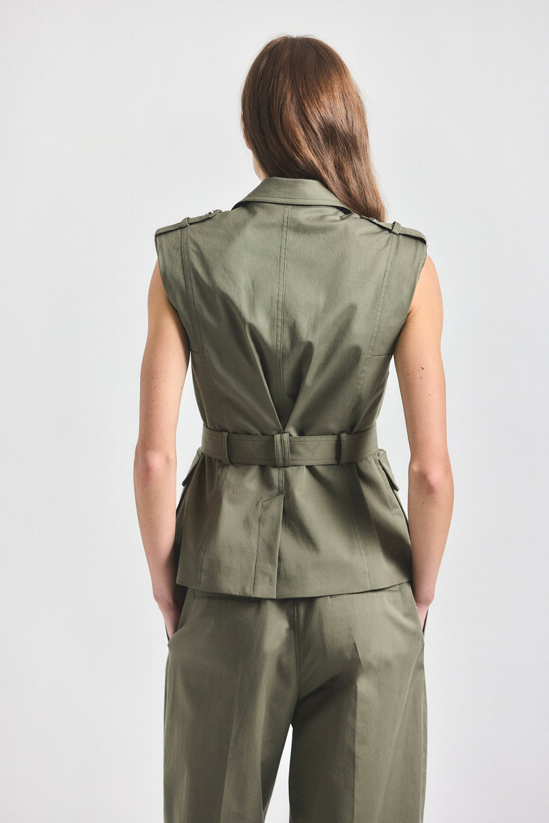 SCOTTIE BELTED VEST 5