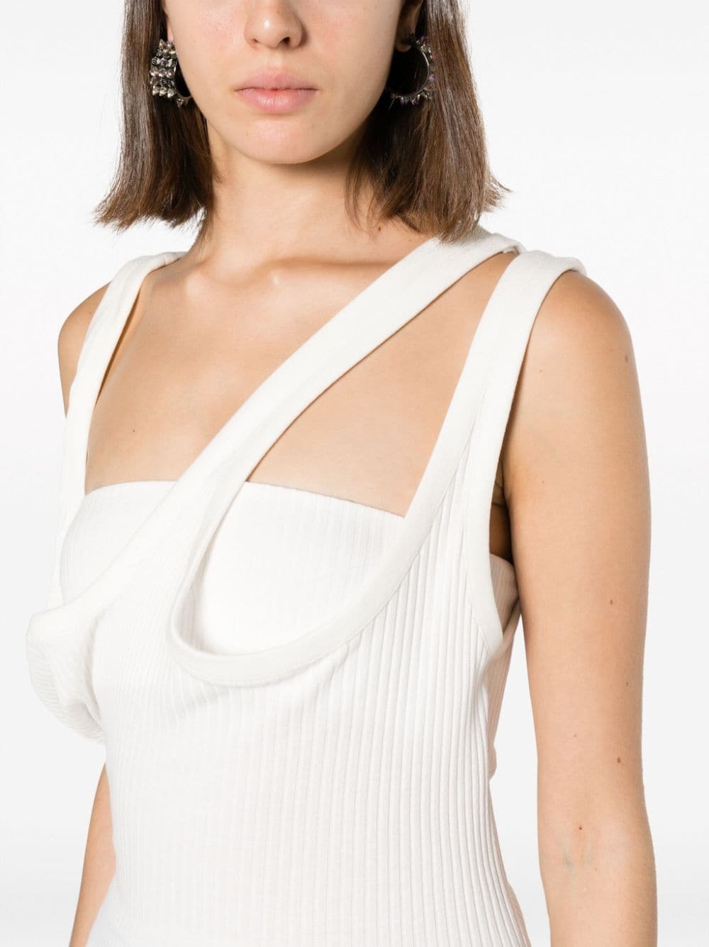 asymmetric ribbed top - 5