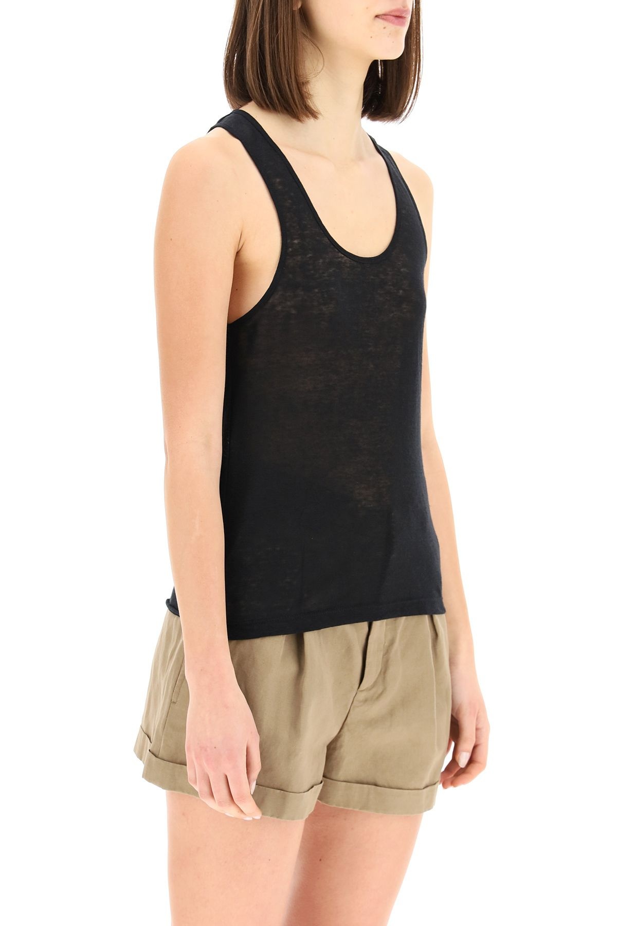 LINEN JERSEY TANK TOP - 3