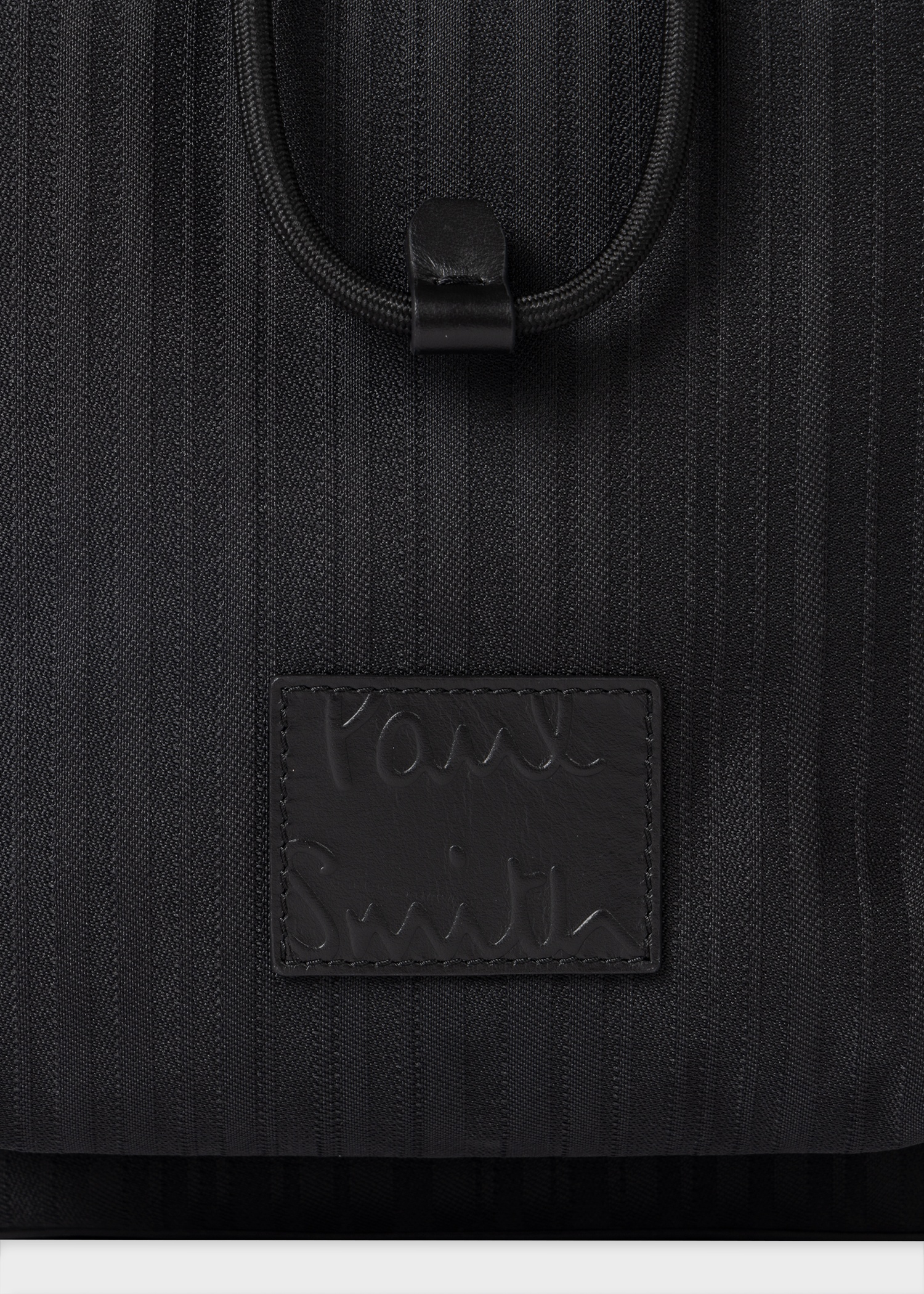 Black 'Shadow Stripe' Backpack - 3