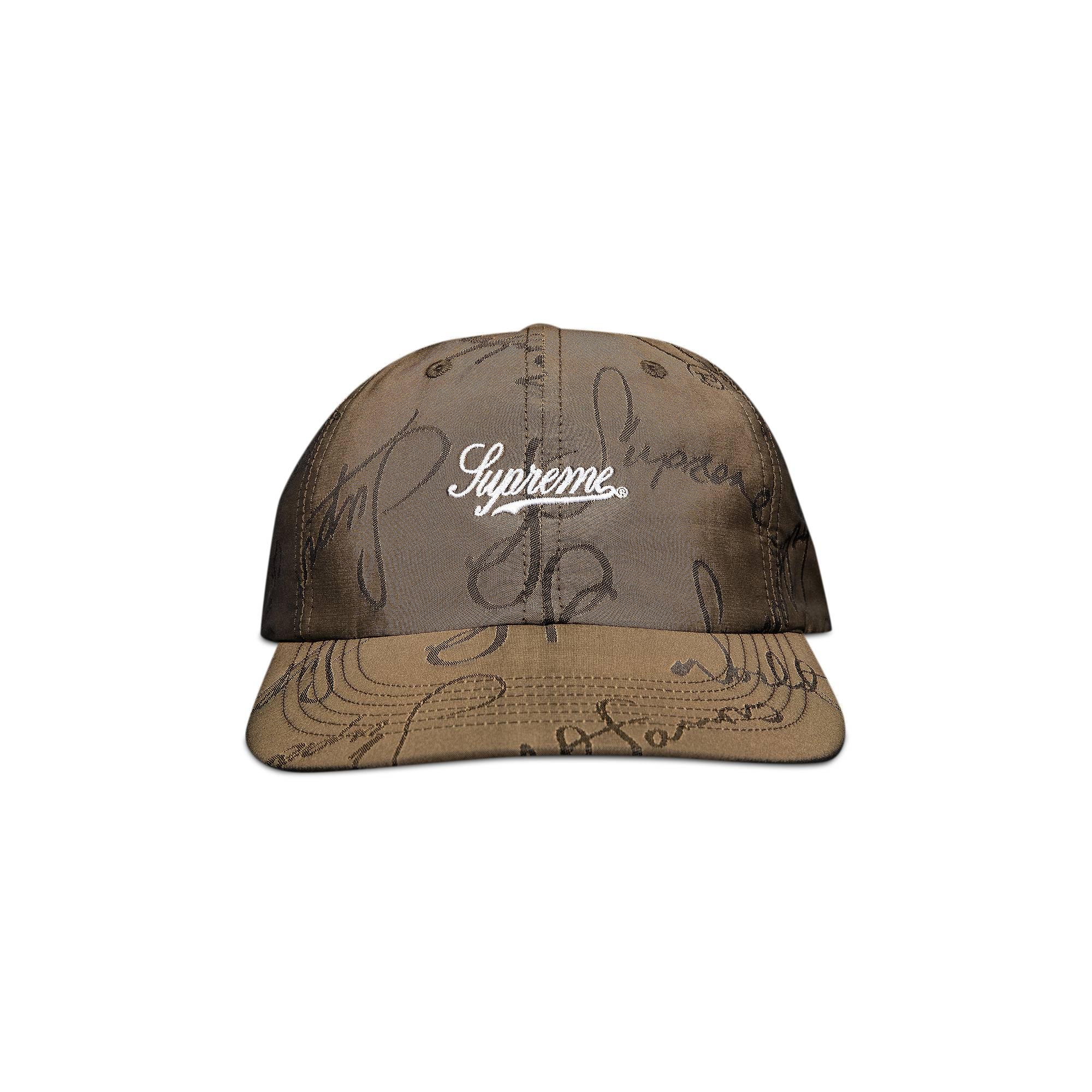 Supreme Script Logos 6-Panel 'Olive' - 1