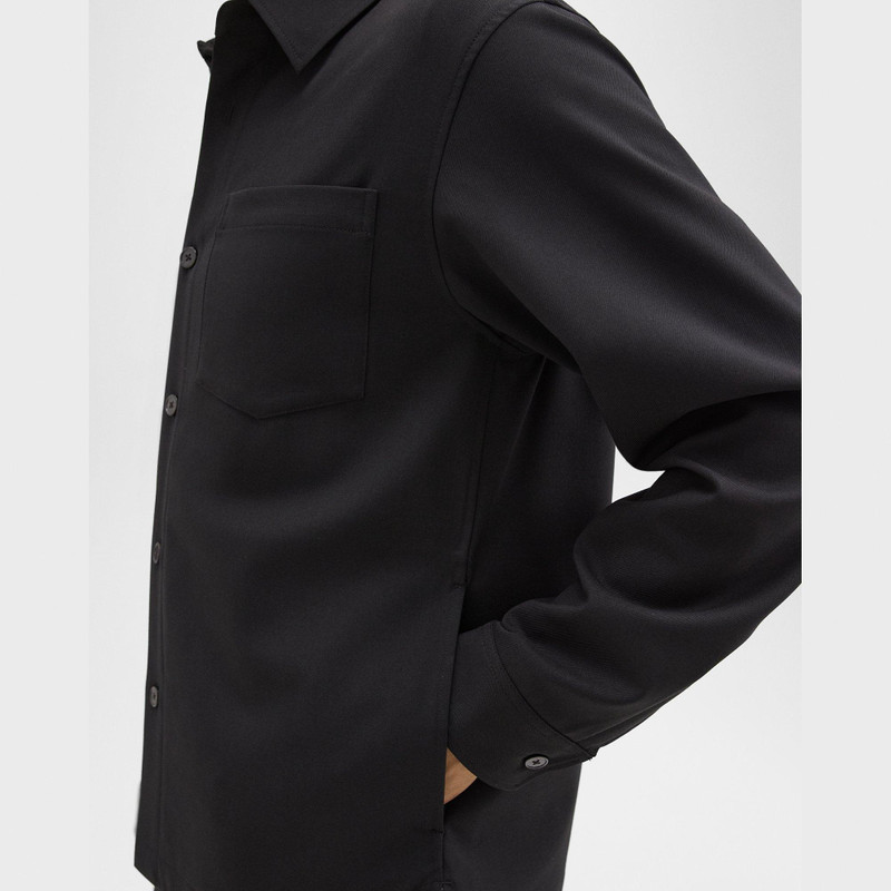 Overshirt in Wool-Blend Twill 5