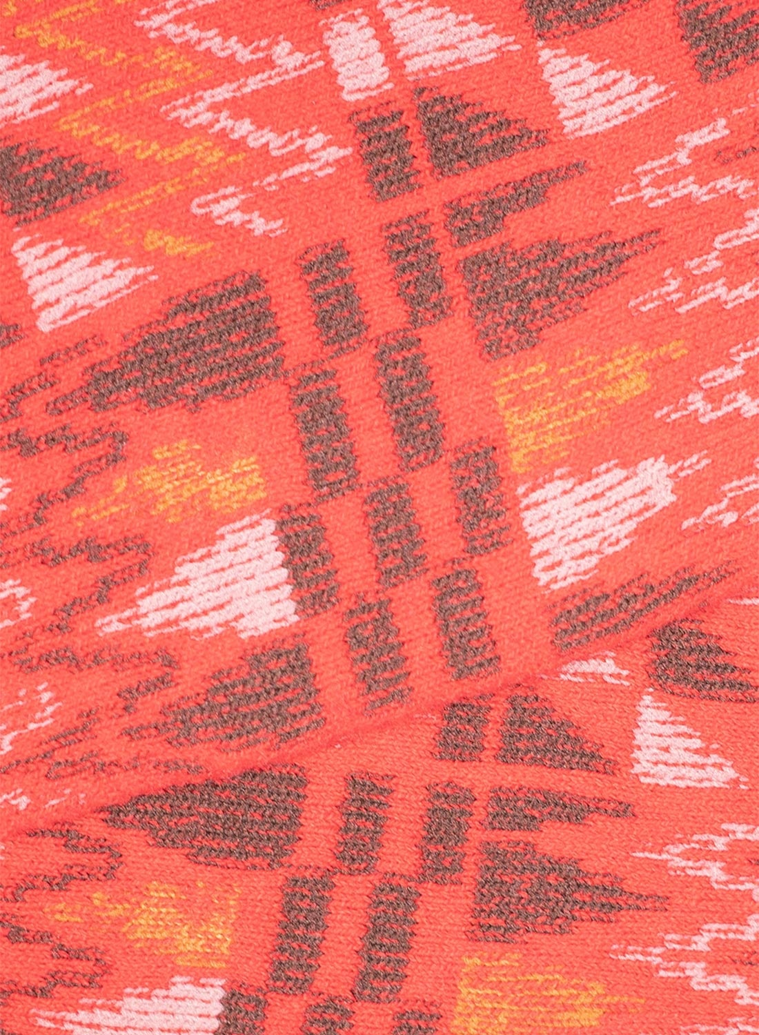 Kinari Tokyo Cotton Salish Rug Crew Sock in Red - 2
