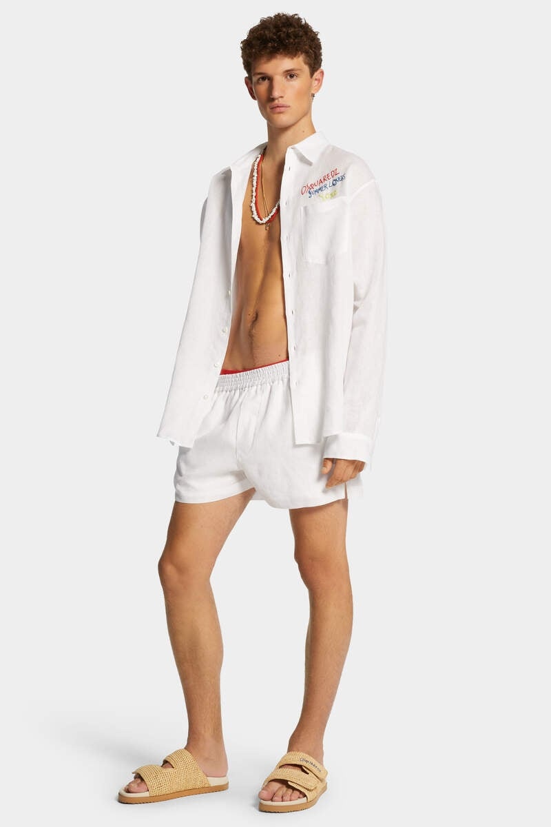 SUMMER LOVERS OVERSIZED LINEN SHIRT - 6