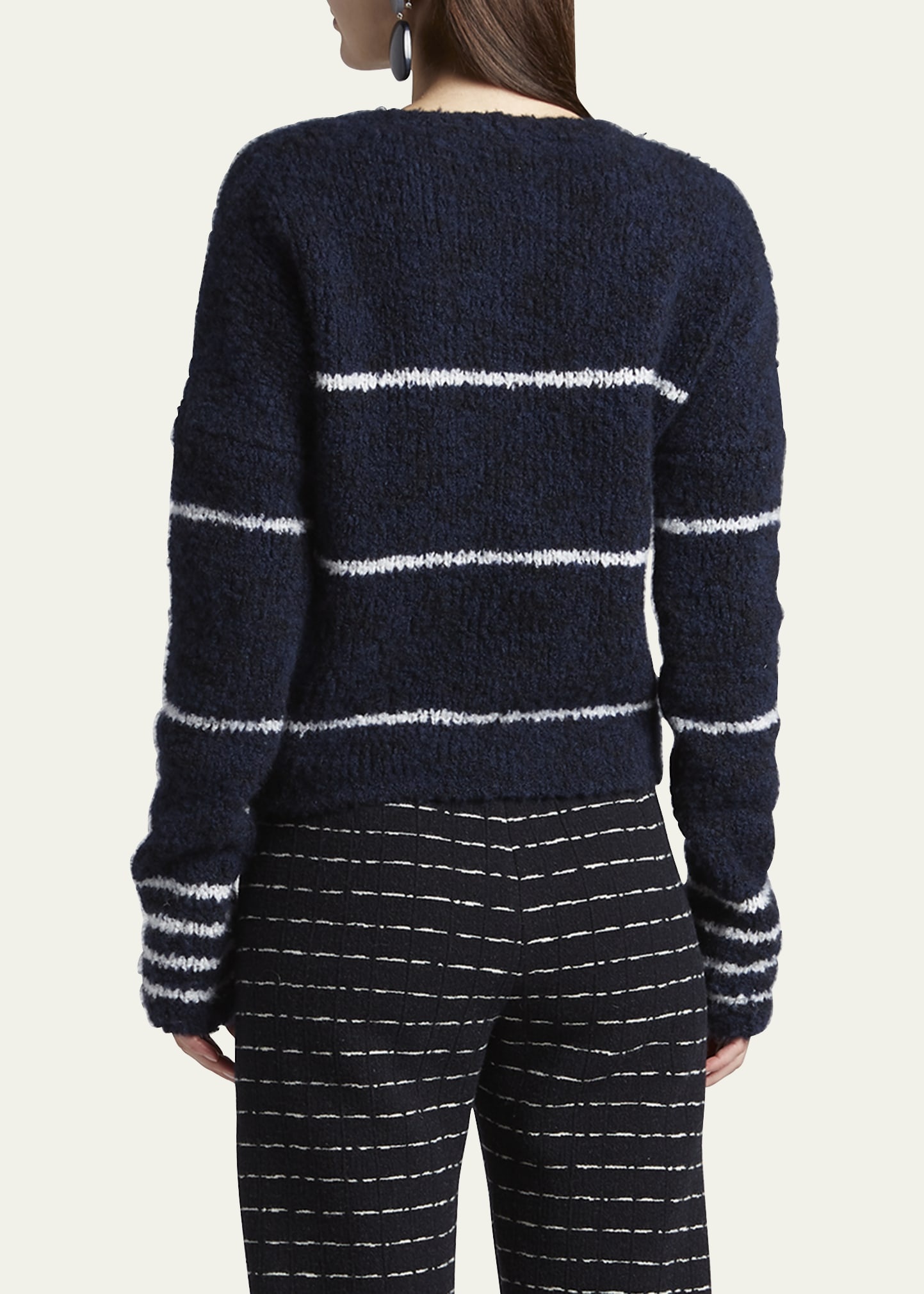 Striped Cashmere Pullover - 3