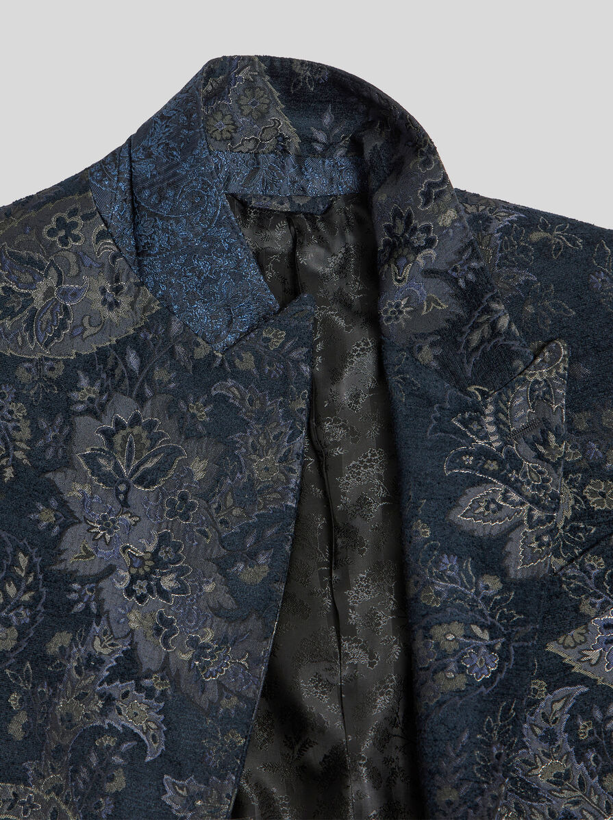 PAISLEY JACQUARD BLAZER - 6
