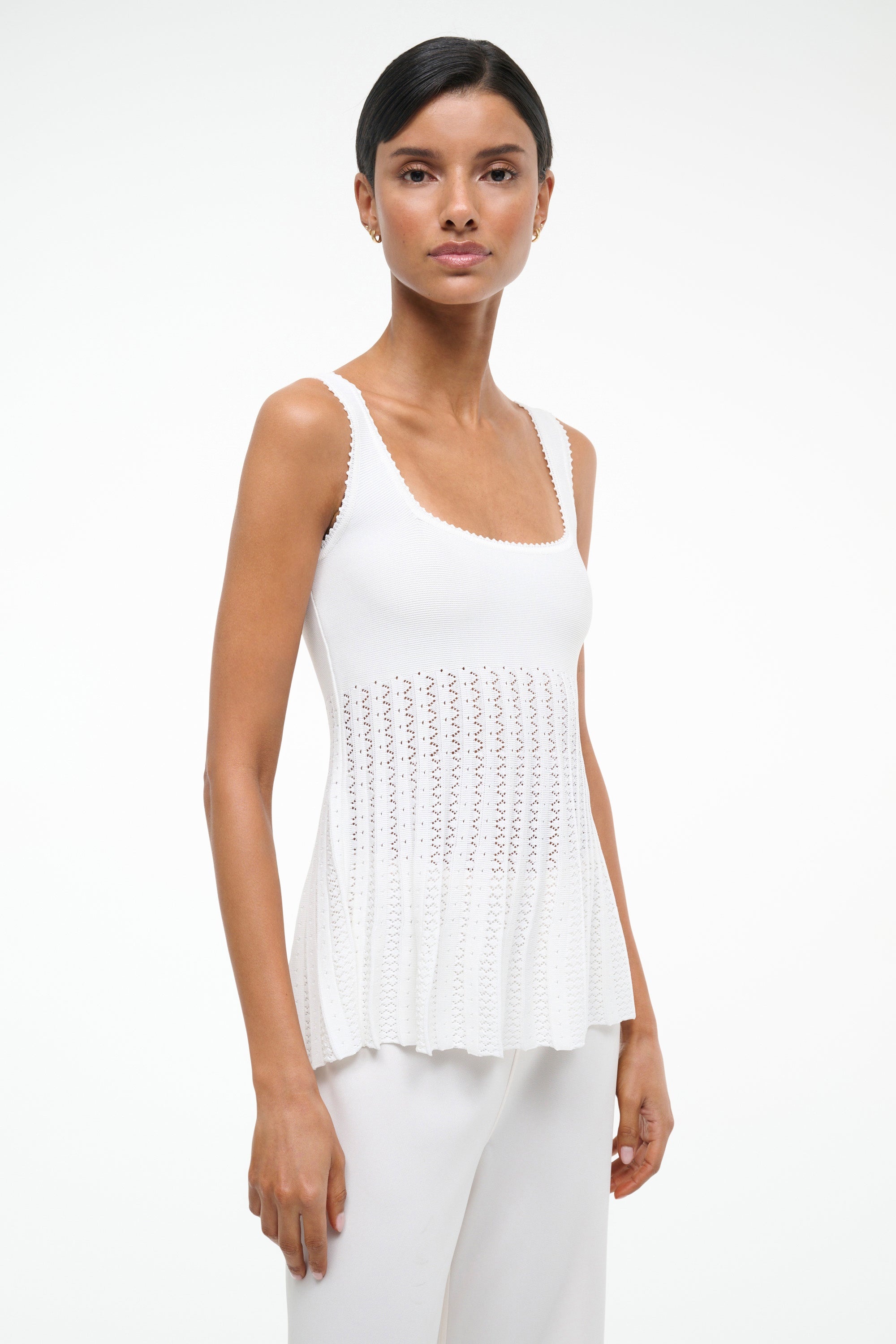 STAUD ELLEN TOP IVORY - 6