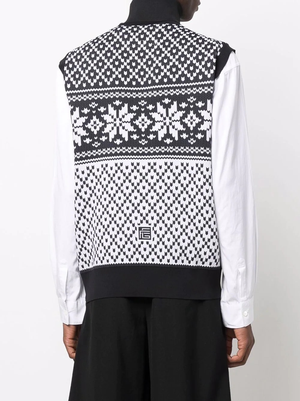 roll-neck sleeveless jumper - 5
