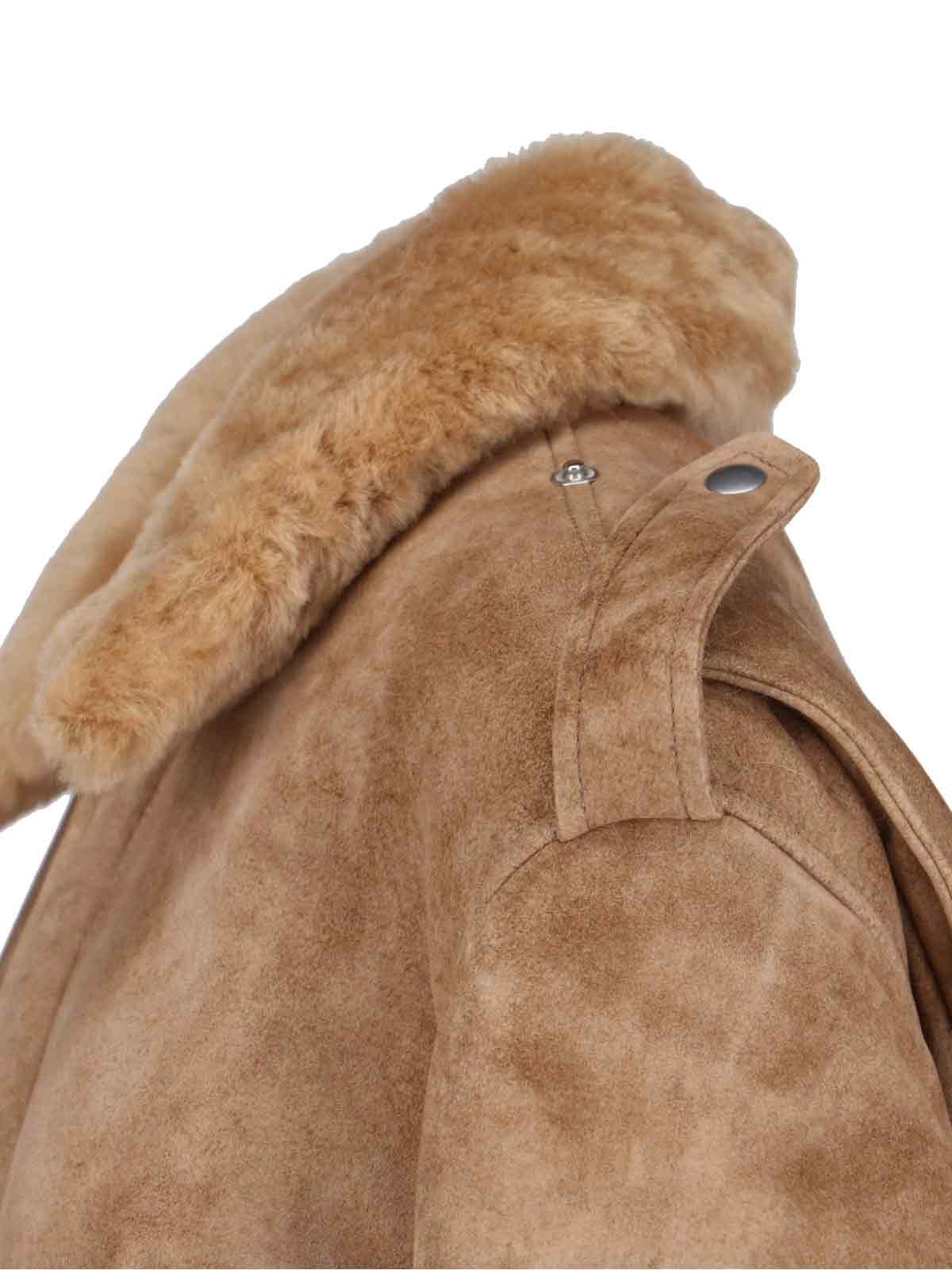 SHEEPSKIN AND SHEARLING SUEDE JACKET - 4