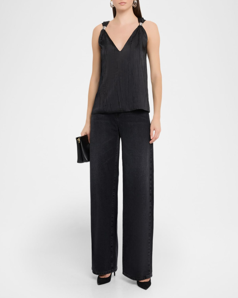 BRANDON MAXWELL Callan Wide-Leg Jeans outlook