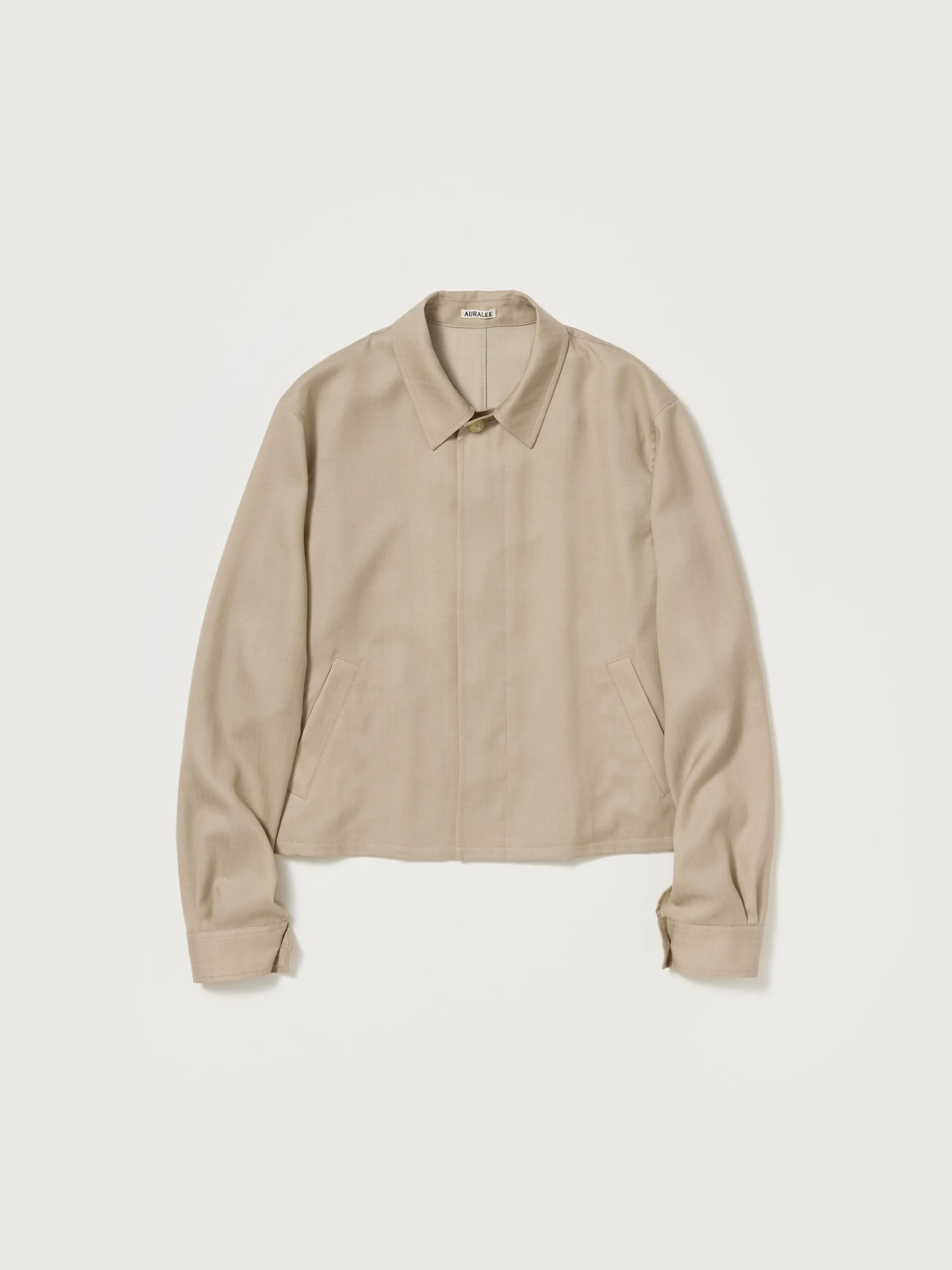 WOOL HERRINGBONE BLOUSON - 1