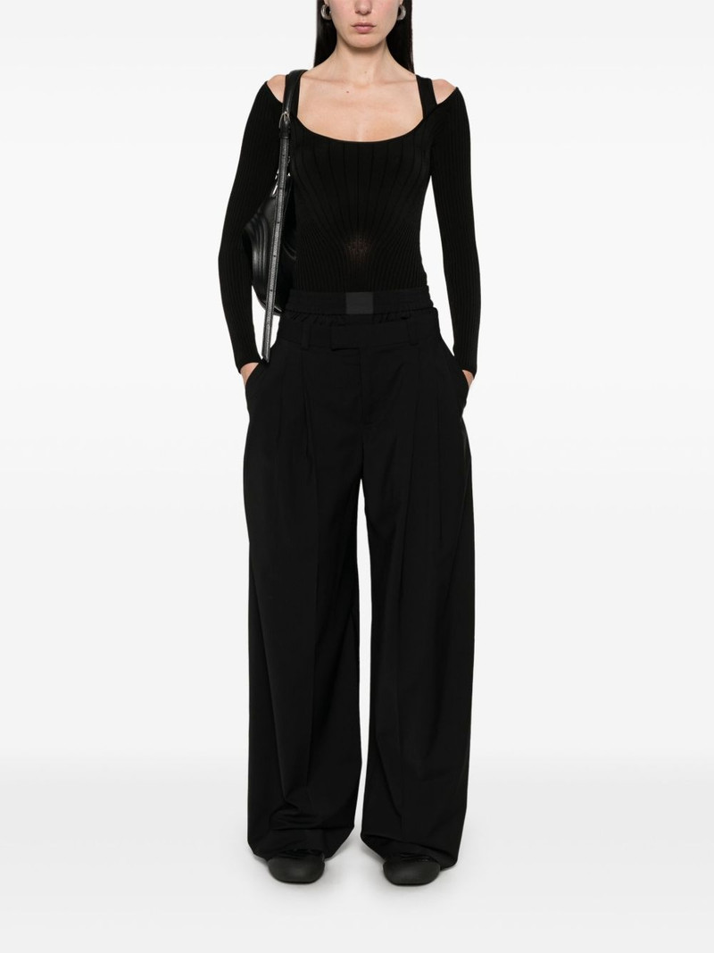 MUGLER sculpting knit bodysuit outlook