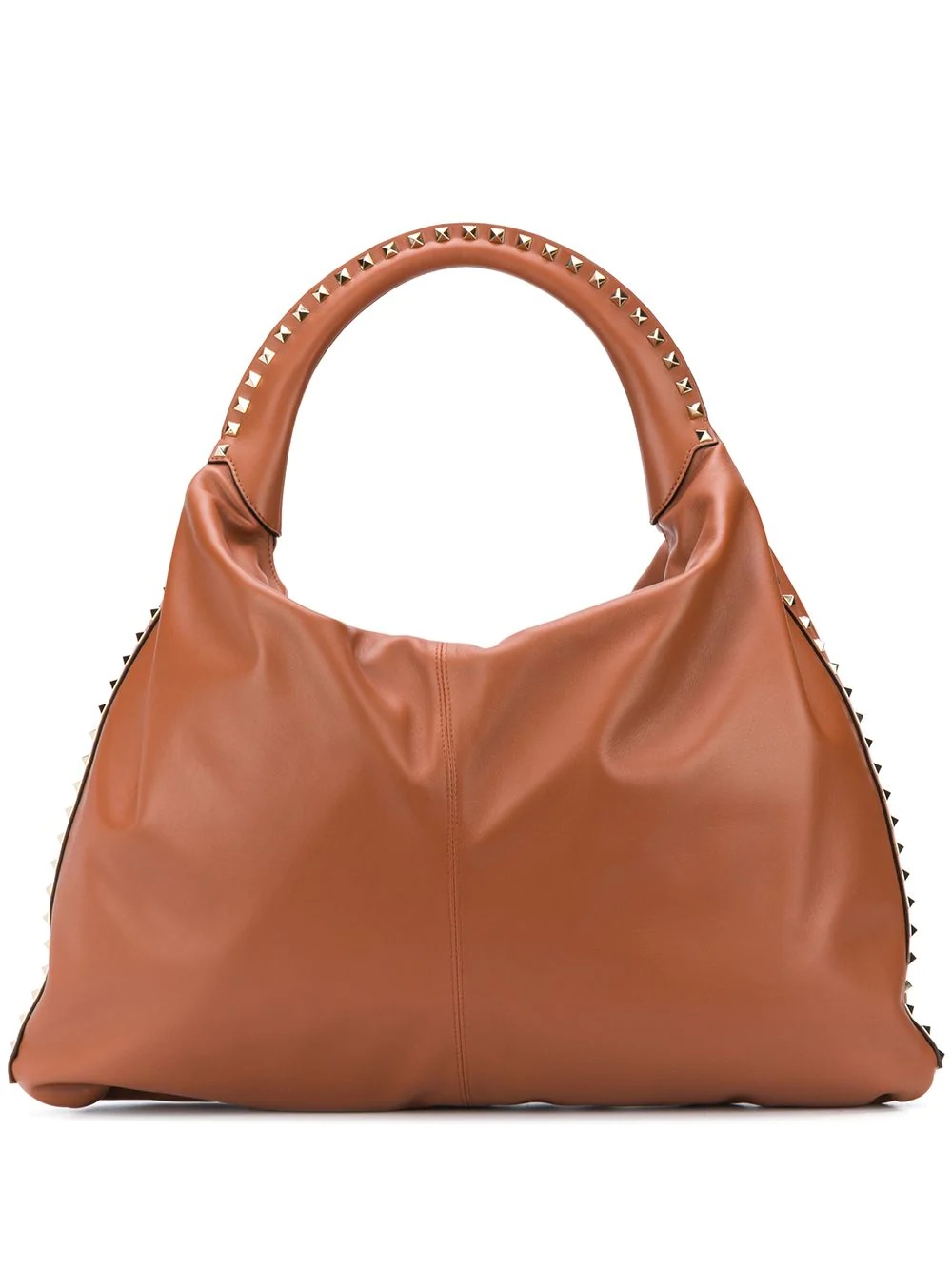 Rockstud leather tote bag - 1