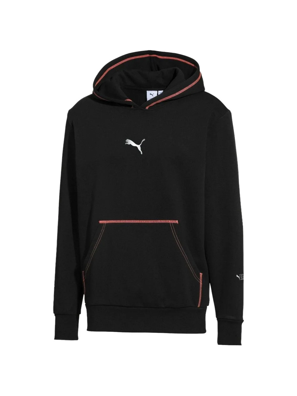 logo-print hoodie - 1