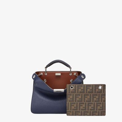 FENDI Dark blue leather bag outlook