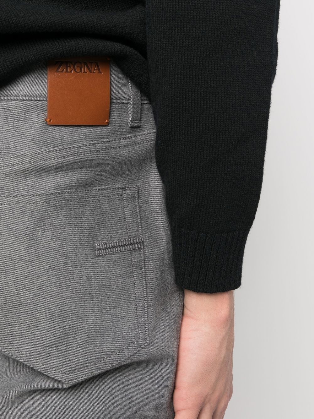 straight leg trousers - 5