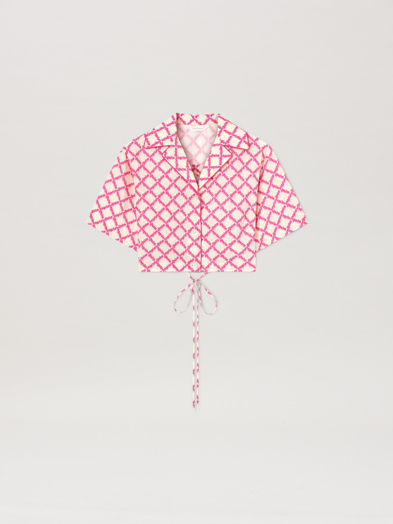 Net Logo crisscrossed shirt 1