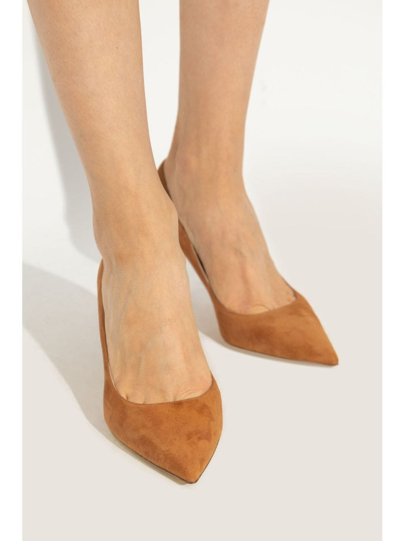 Stuart Weitzman 75mm suede pumps outlook