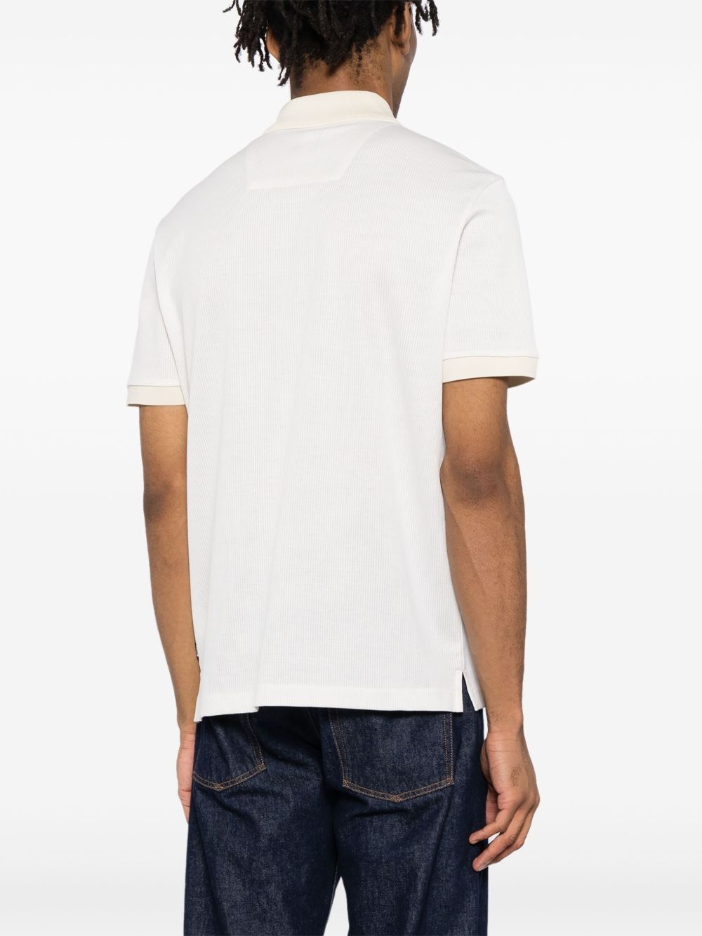regular-fit knit polo shirt - 4