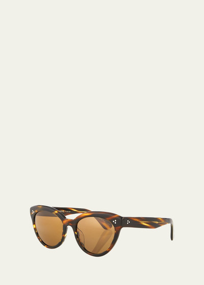 Oliver Peoples Roella Cellulose Acetate Cat-Eye Sunglasses outlook