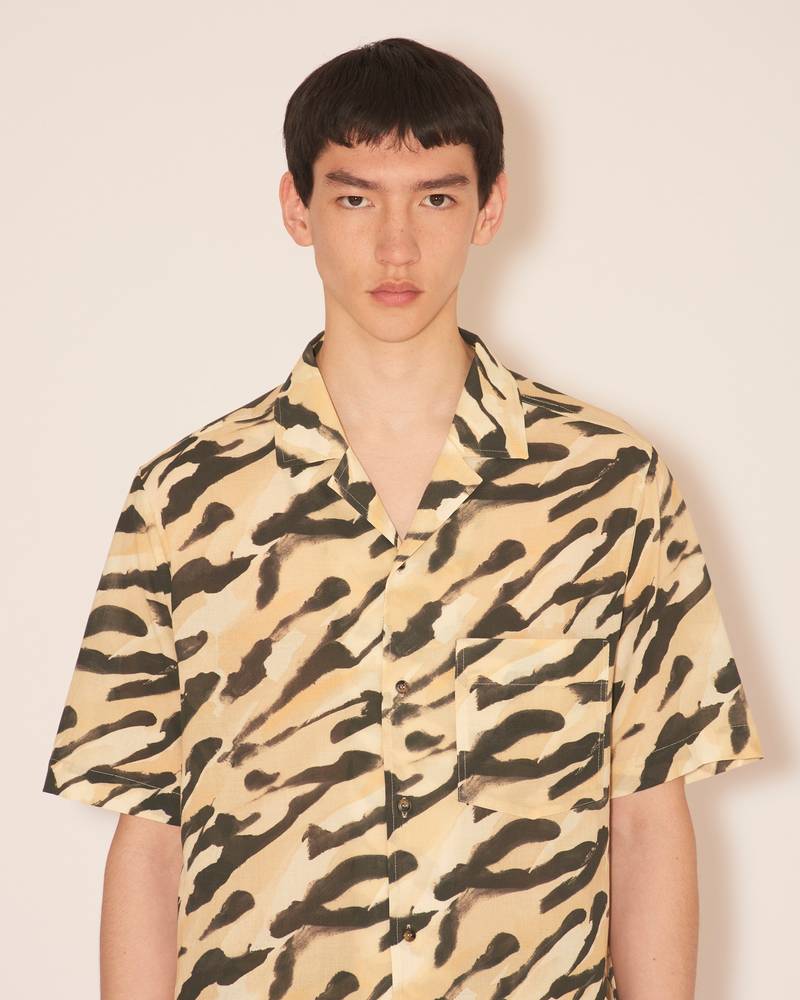 BODIL - Camp shirt - Hand painted abstract animal 5