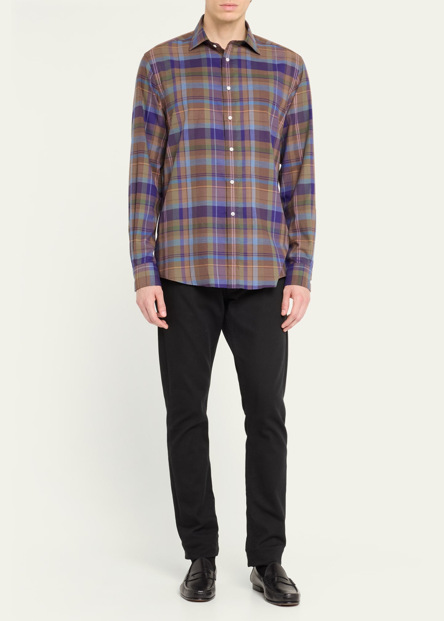 Men's Aston Luxe Plaid Sport Shirt - 2