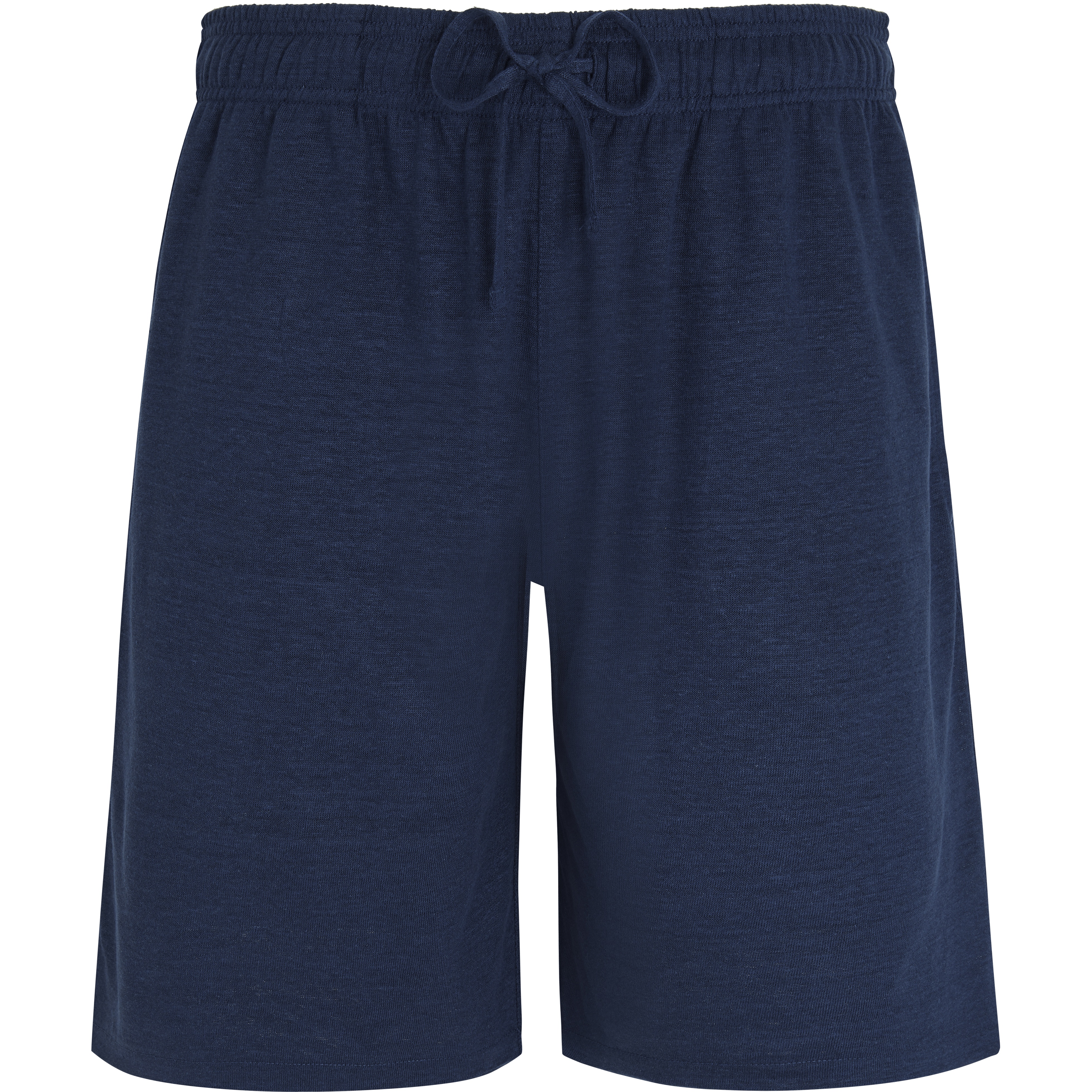Unisex Linen Bermuda Shorts Solid - 1