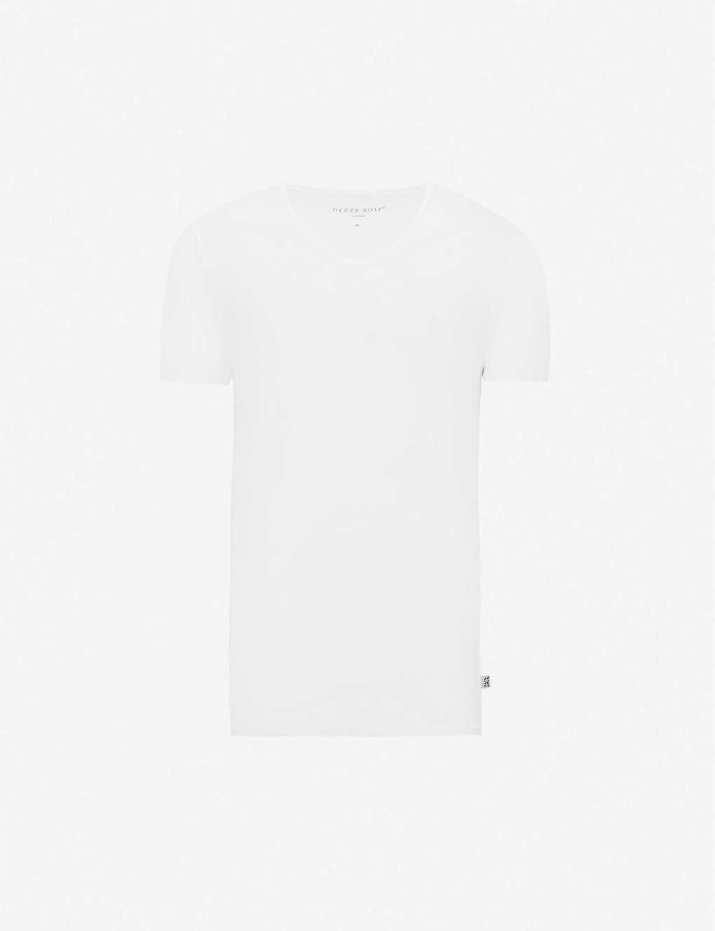 V-neck modal T-shirt - 1
