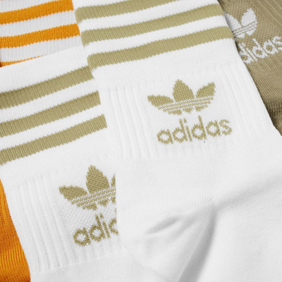 adidas Adidas Solid Mid Cut Sock - 3 Pack outlook