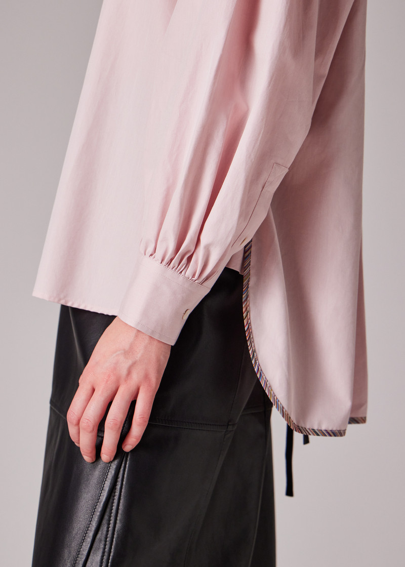 Women's 'Signature Stripe' Trim Shirt 6