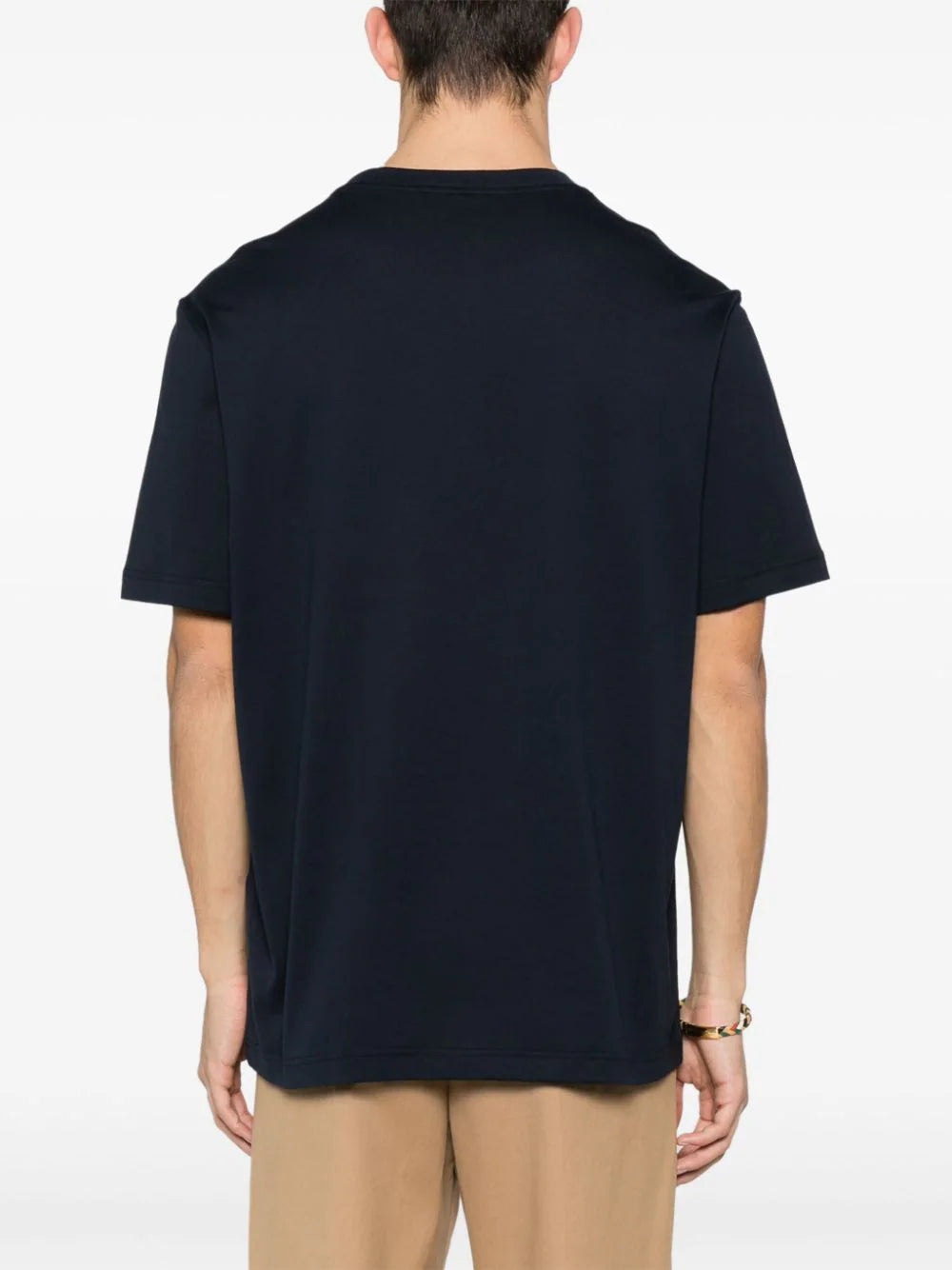 EMBROIDERED-LOGO COTTON T-SHIRT - 3