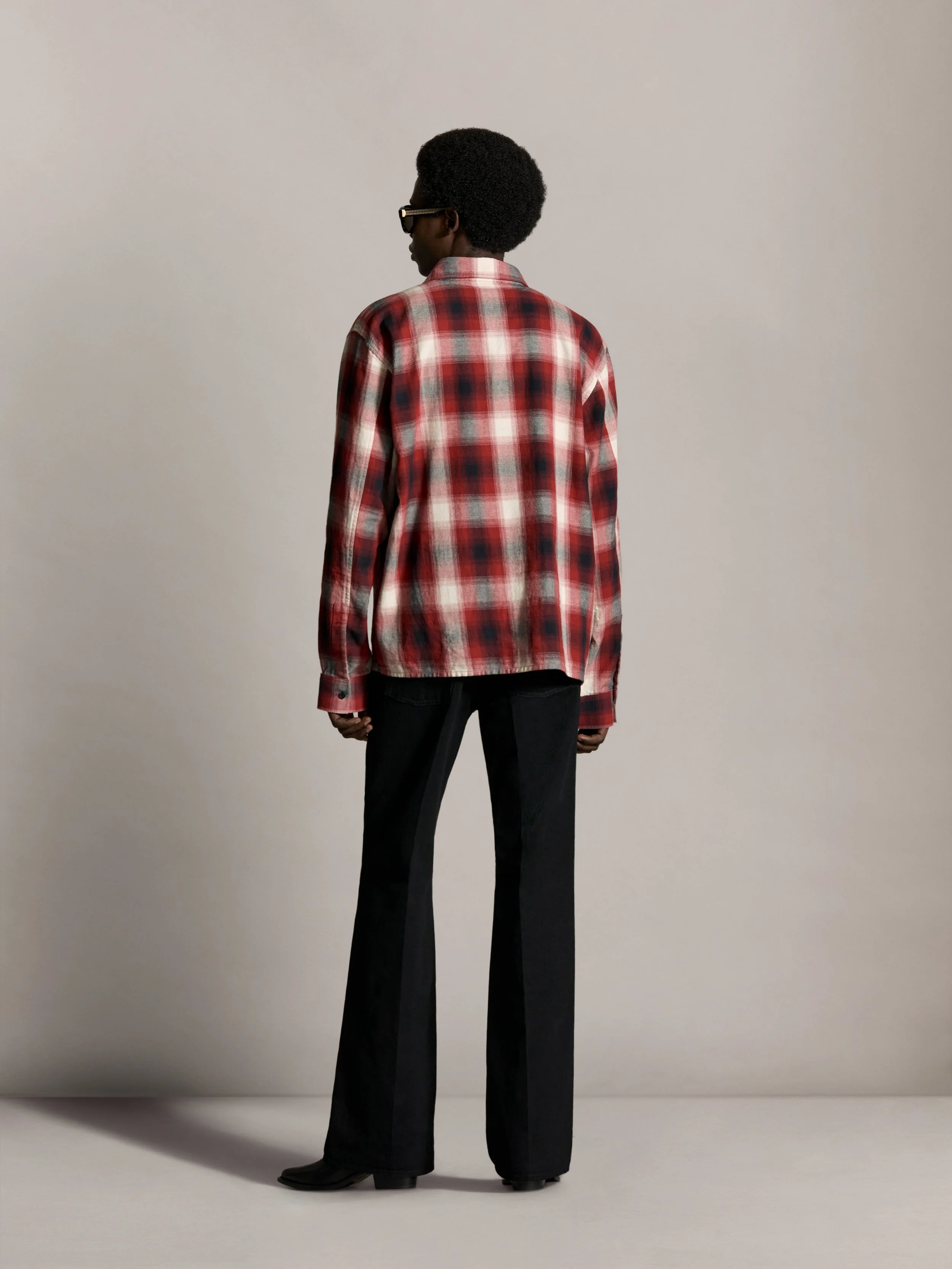 OVERSIZED FLANNEL SHIRT - 1