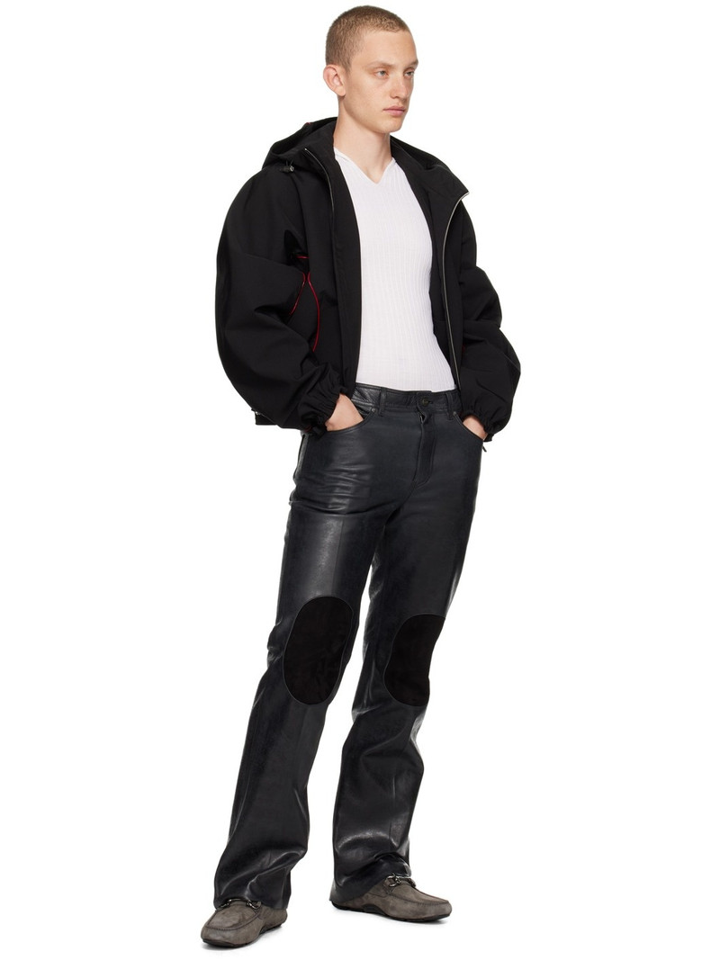 FERRAGAMO Black Piping Jacket outlook