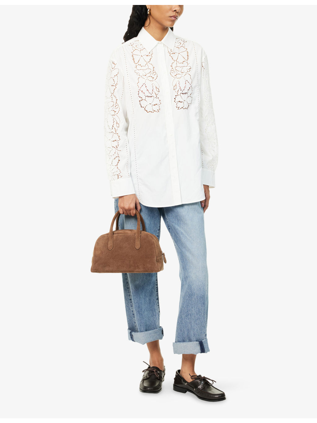 Embroidered Relaxed-Fit Cotton Shirt - 2