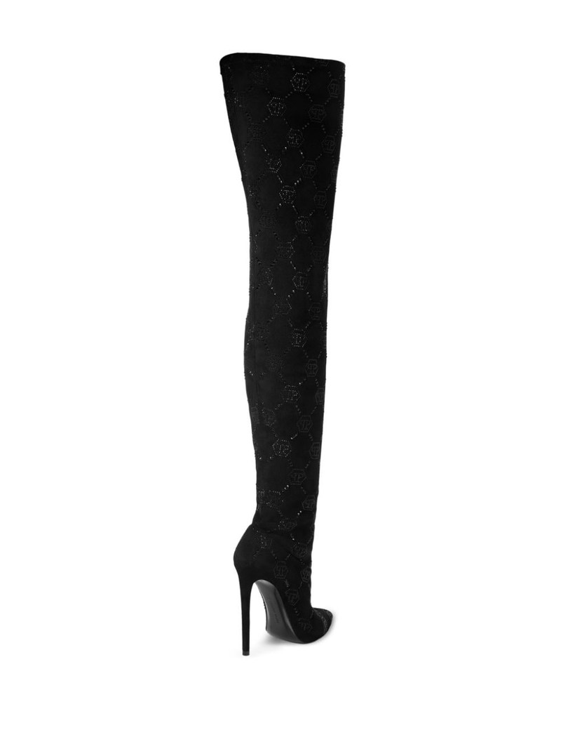 120mm monogram-pattern boots 3