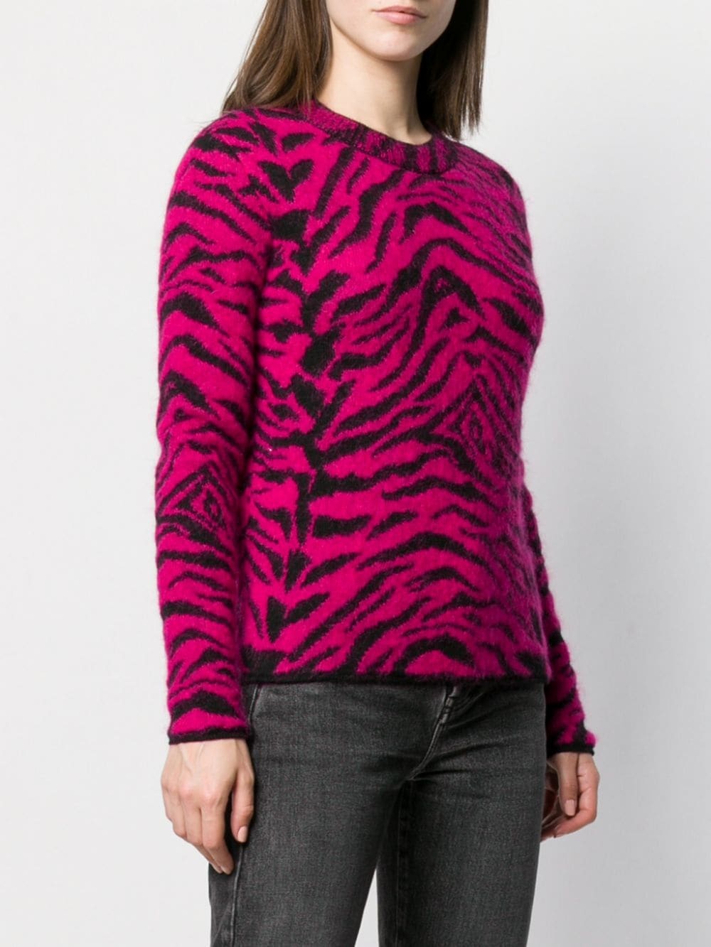 zebra intarsia jumper - 3