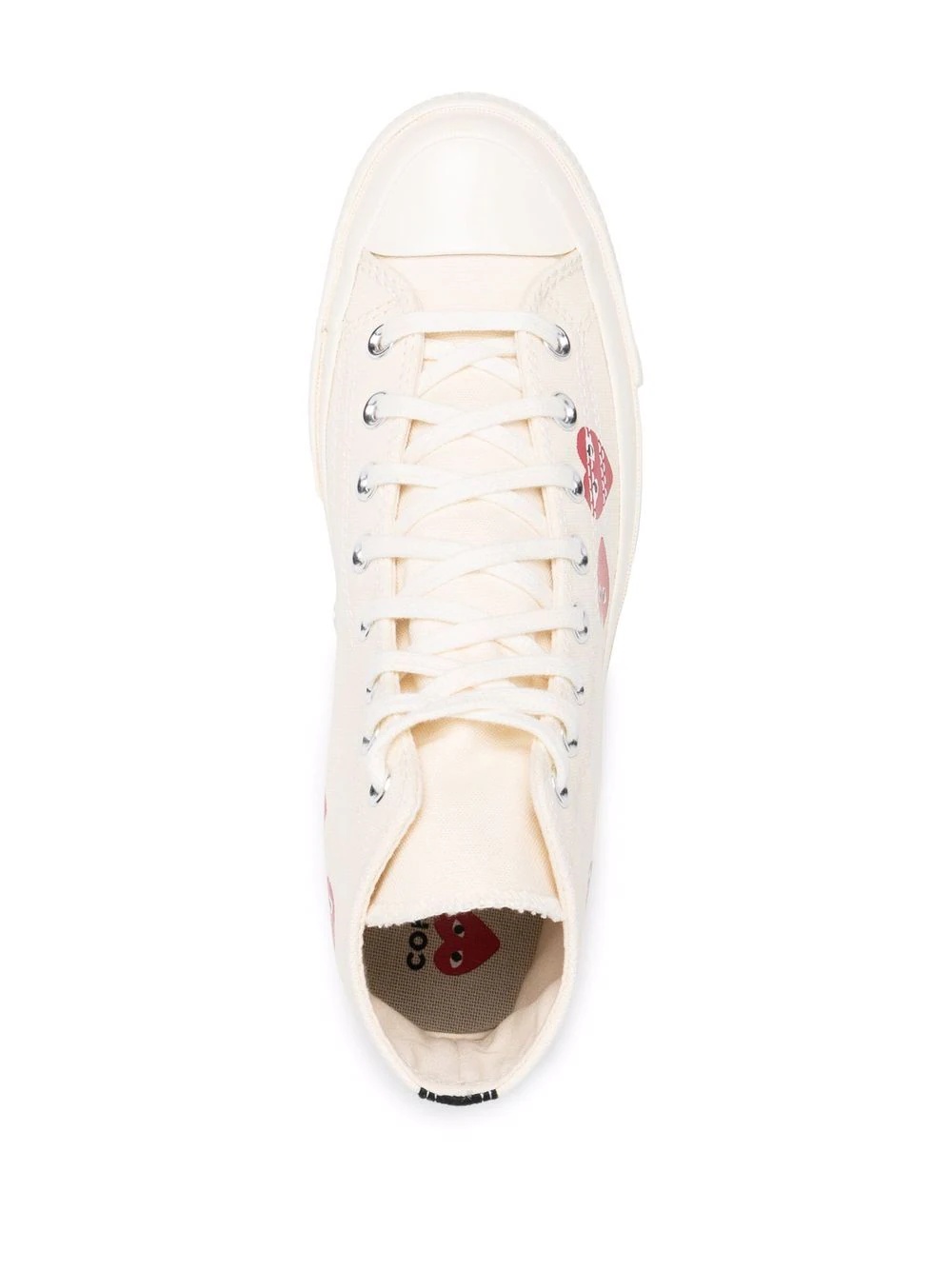 x Converse logo print high-top sneakers - 4