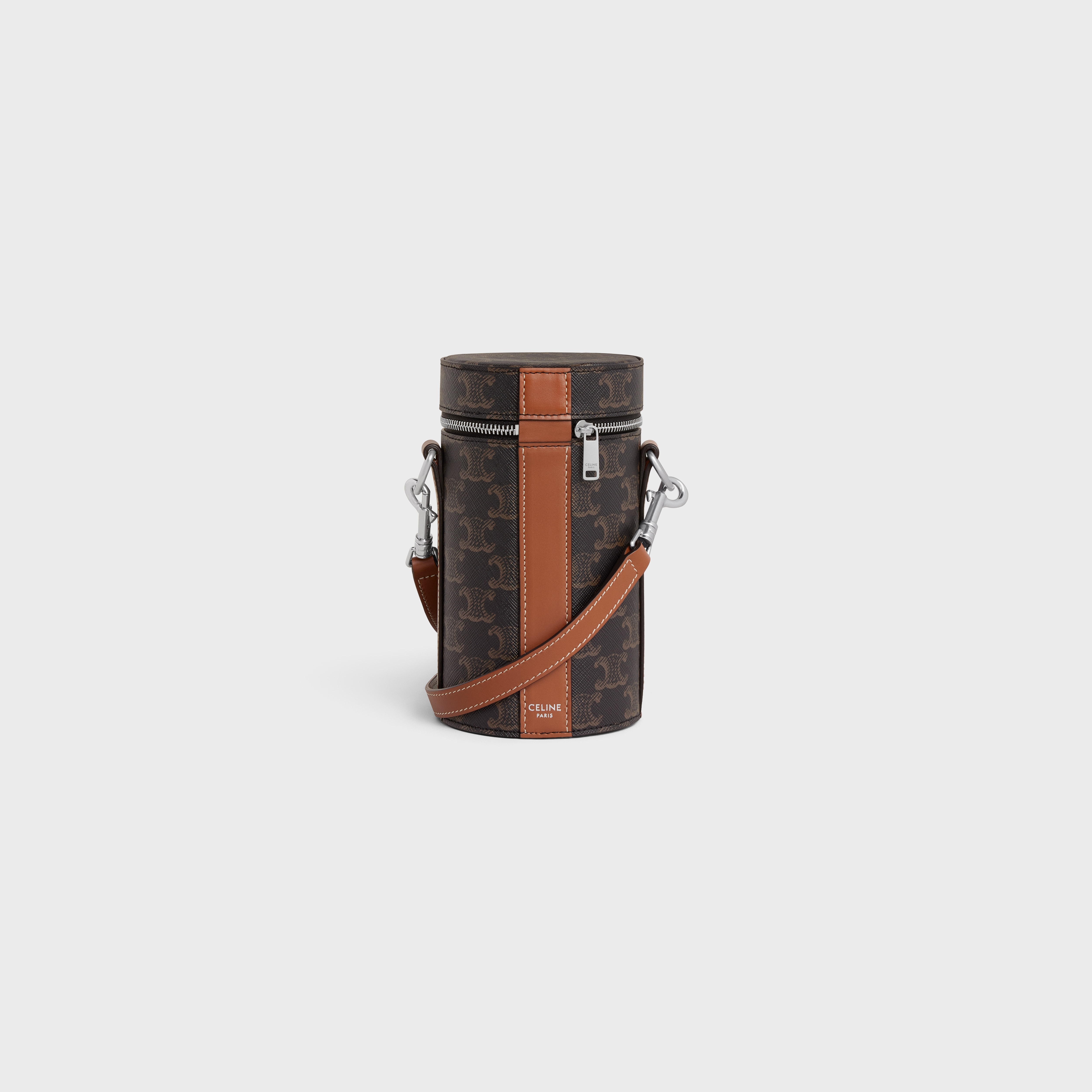 VERTICAL CYLINDER in Triomphe Canvas and calfskin - 3